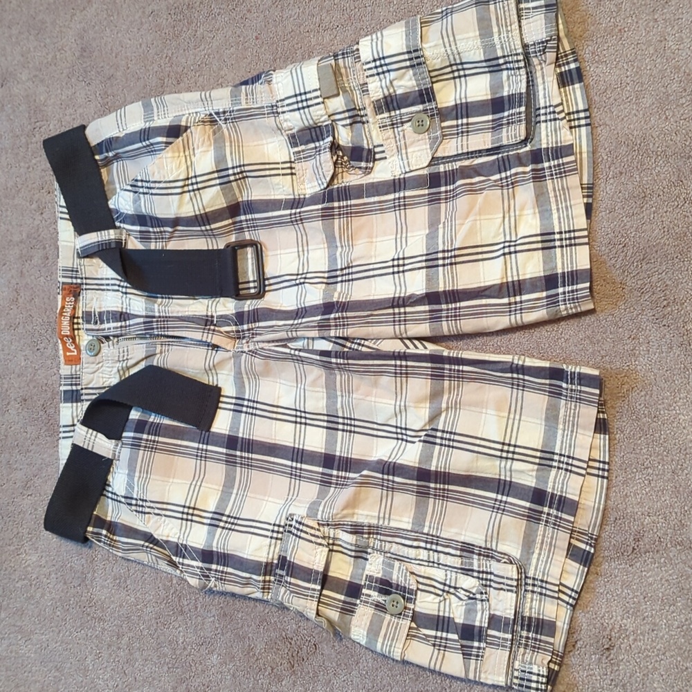 Men's plaid cargo shorts size 30